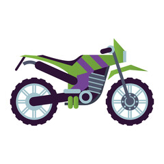 cross motorcycle style vehicle icon