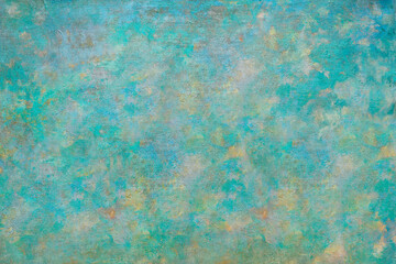 Blue grungy concrete wall background