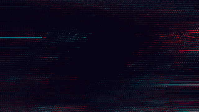 Black Glitch Effect Digital Noise Texture Background