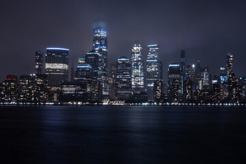 Obraz premium city skyline at night