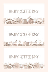 Set of coffee banners.
