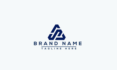 AS Logo Design Template Vector Graphic Branding Element.
