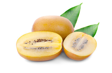 kiwi gold isolated on the white background