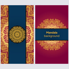 Mandala. Vector illustration. Ornamental Background . Wedding card, Cover.