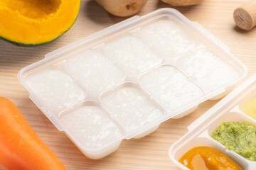 離乳食を小分けで冷凍保存