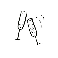 wine glass vector