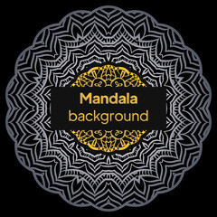 Mandala for print, poster, cover, brochure, flyer, banner. Vector illustration