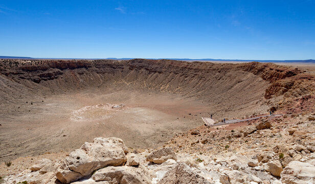Meteor Crater Arizona in the USA