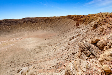 Meteor Crater Arizona in the USA