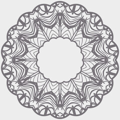 ornamental floral rosette - mandala backround. Vector illustration