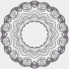 rosette element. vector illustration for design