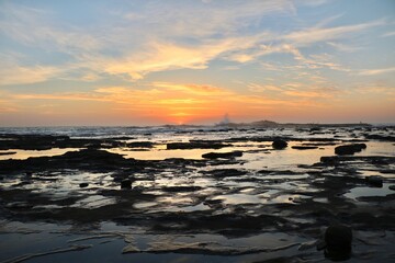 Sunrise at a beach in Australia. Gerroa New South Wales