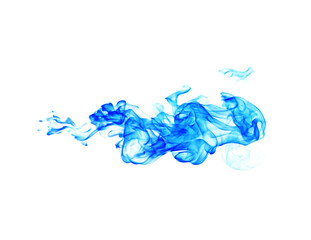 abstract blue smoke
