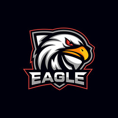 Creative Eagle Head Mascot Logo