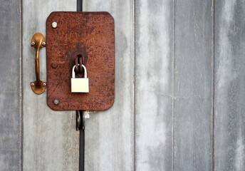 a brown wood old door