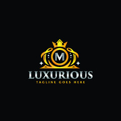 M Letter Logo Design Template