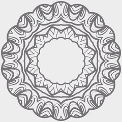 Abstract design elements rosette. Vector illustration