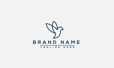 Bird Logo Design Template Vector Graphic Branding Element.