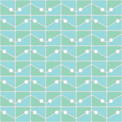 Flat repeating pattern - simple decorative accent for any surface.