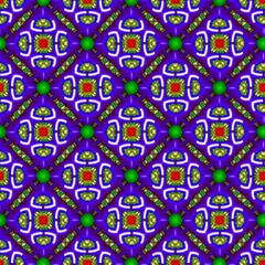 colorful symmetrical repeating patterns for textiles, ceramic tiles, wallpapers and designs.