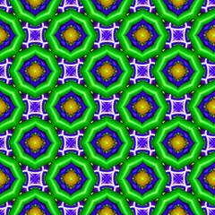 colorful symmetrical repeating patterns for textiles, ceramic tiles, wallpapers and designs.