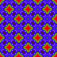 colorful symmetrical repeating patterns for textiles, ceramic tiles, wallpapers and designs.