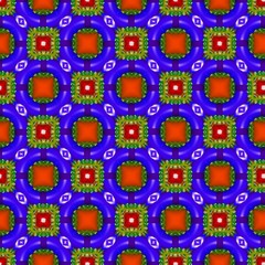 colorful symmetrical repeating patterns for textiles, ceramic tiles, wallpapers and designs.