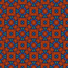 colorful symmetrical repeating patterns for textiles, ceramic tiles, wallpapers and designs.