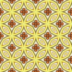 colorful symmetrical repeating patterns for textiles, ceramic tiles, wallpapers and designs.