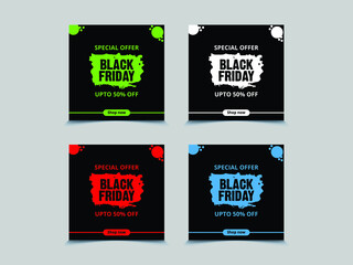 Social media post for black Friday.