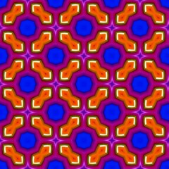 colorful symmetrical repeating patterns for textiles, ceramic tiles, wallpapers and designs.