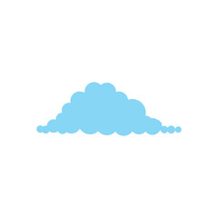 Cloud template vector icon illustration design