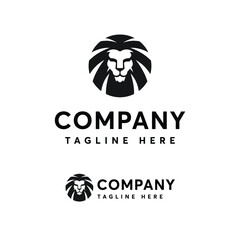 Lion logo design vector
