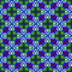 colorful symmetrical repeating patterns for textiles, ceramic tiles, wallpapers and designs.