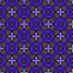 colorful symmetrical repeating patterns for textiles, ceramic tiles, wallpapers and designs.