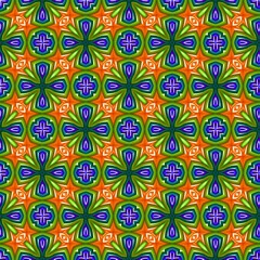 colorful symmetrical repeating patterns for textiles, ceramic tiles, wallpapers and designs.