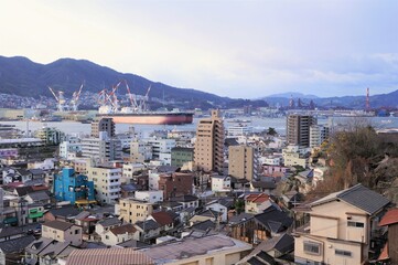 呉市街（両城２００階段からの眺望）