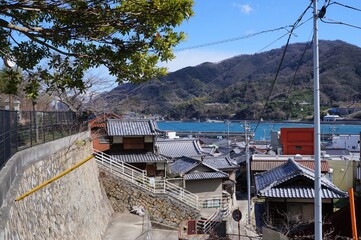 豊島・小野浦の街並み（安芸灘とびしま海道）