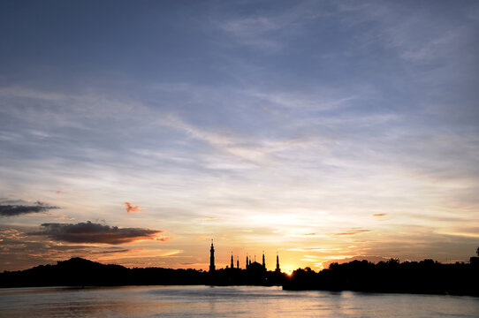 Mahakam River At Samarinda City