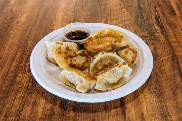 Potstickers dumplings chinese food