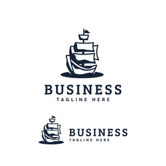 Ship Logo Design Vector