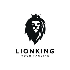 Lion King Logo Design Vector