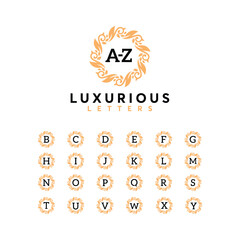 Luxury Letter Logo Design Vector