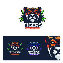 Tiger Logo Design Vector