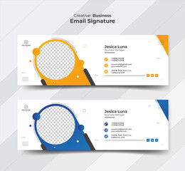 business email signature templates design  