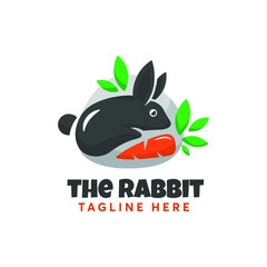 Rabbit Logo Design Vector