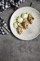 Risotto with Mushrooms and Cream Cheese