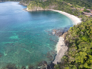 Aerial View of Peninsula Papagayo and Andaz Papagayo Hotel in Costa Rica
