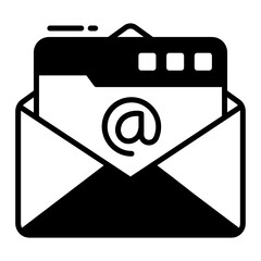Catch All Emails Concept, Send and receive messages vector icon design, Cloud computing and Internet hosting services Symbol on White background 