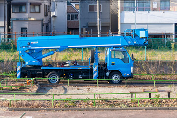 高所作業車　働くクルマ